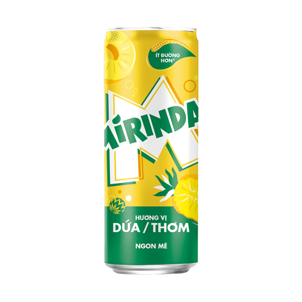 Mirinda Pineapple Flavored Soft Drink 320mL